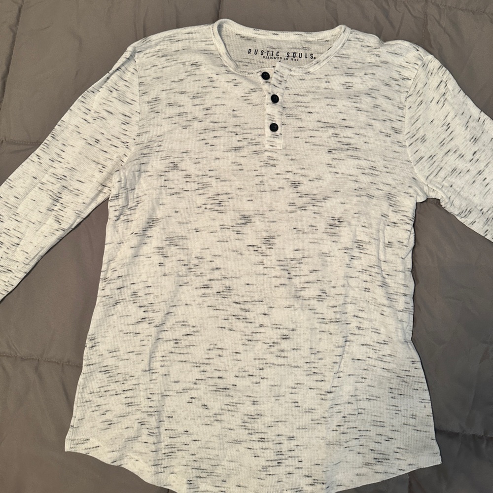 Rustic Souls Men’s Henley Thermal Tee